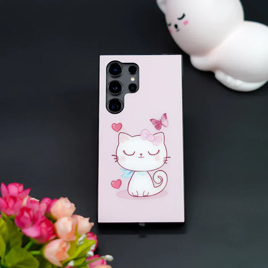 CuteCat RGB LED Luminous Case For Samsung