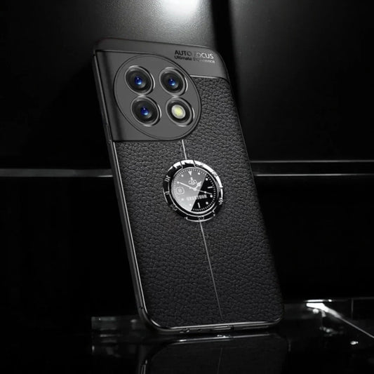 LeatherClock Design Case For OnePlus