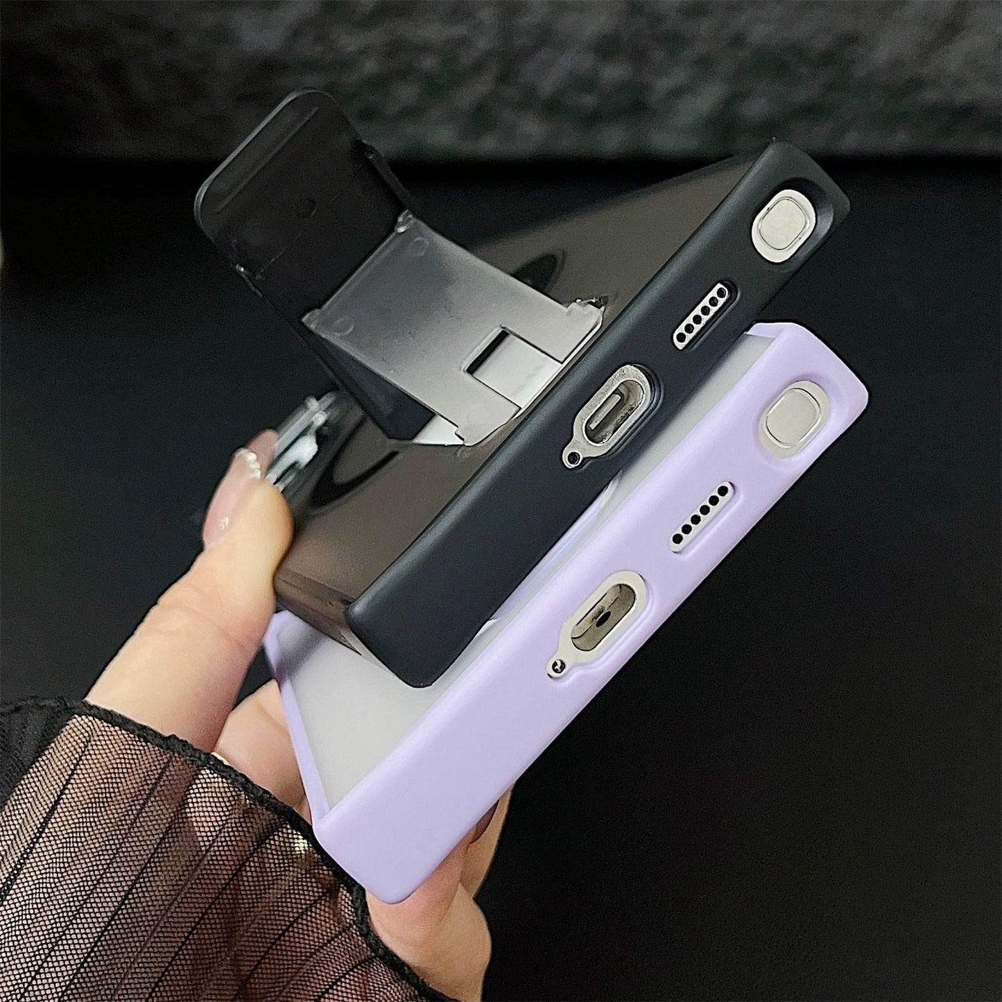 Samsung Galaxy Ultra 5G Luxury Kickstand Magnetic Frosted Case