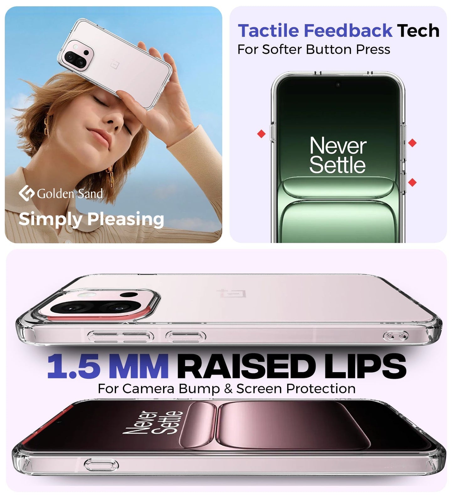 OnePlus 13s 5G (6.32 inch) Back Cover | Ice Crystal Series, Crystal Clear