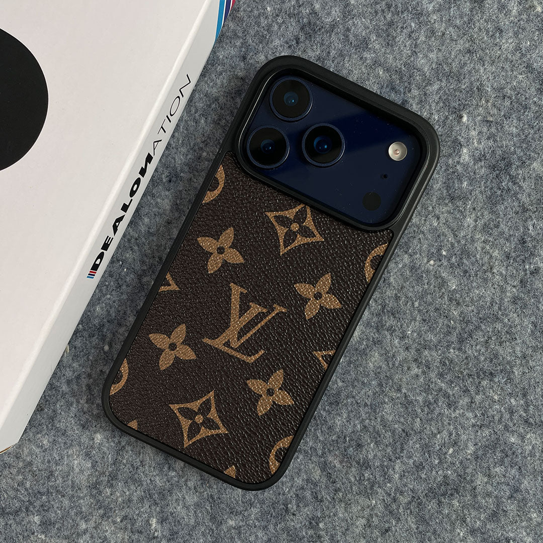 Luxury Designer LV Leather Case
