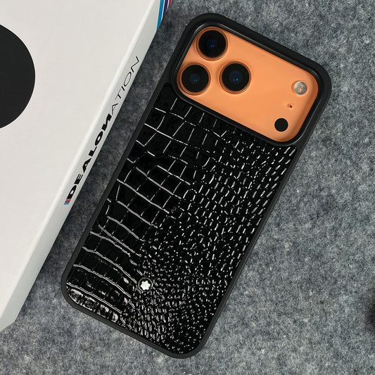 Luxury Croco Patent Leather Case