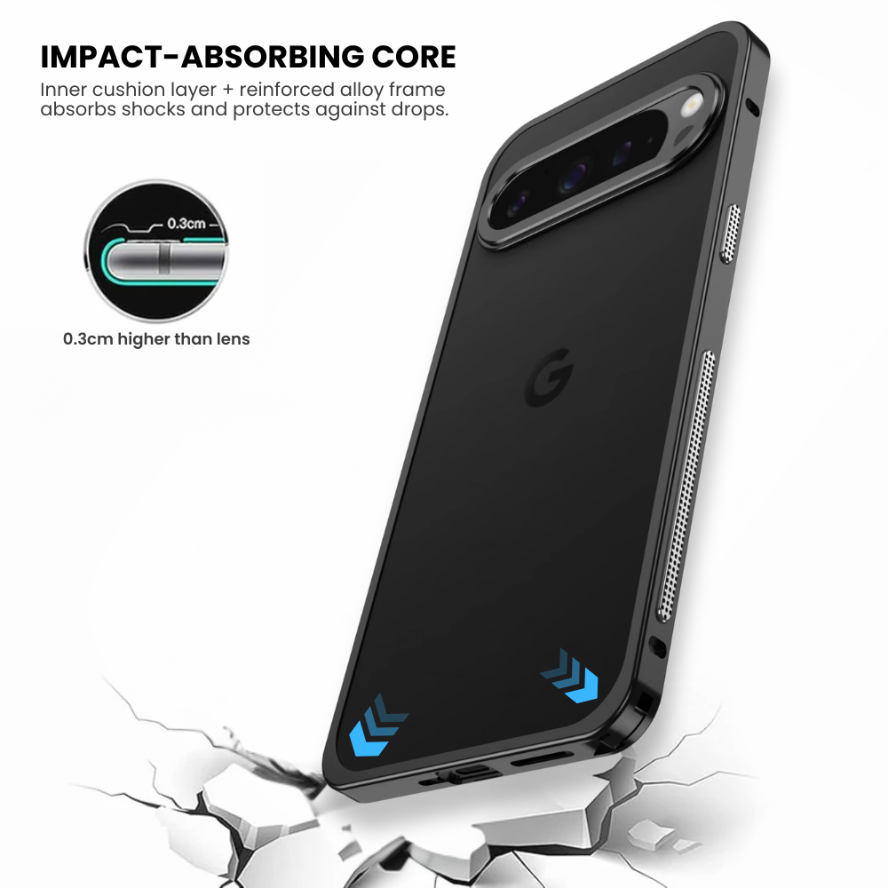 AeroShield Google Pixel Series – Slim Alloy Frame Shockproof Armor