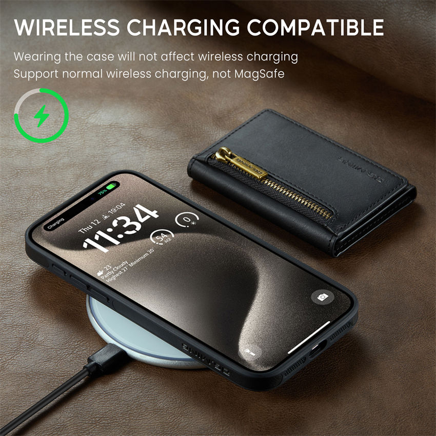 Zipper Wallet Magnetic Phone Case
