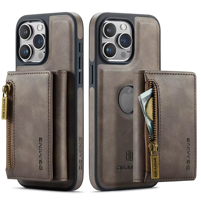 Zipper Wallet Magnetic Phone Case