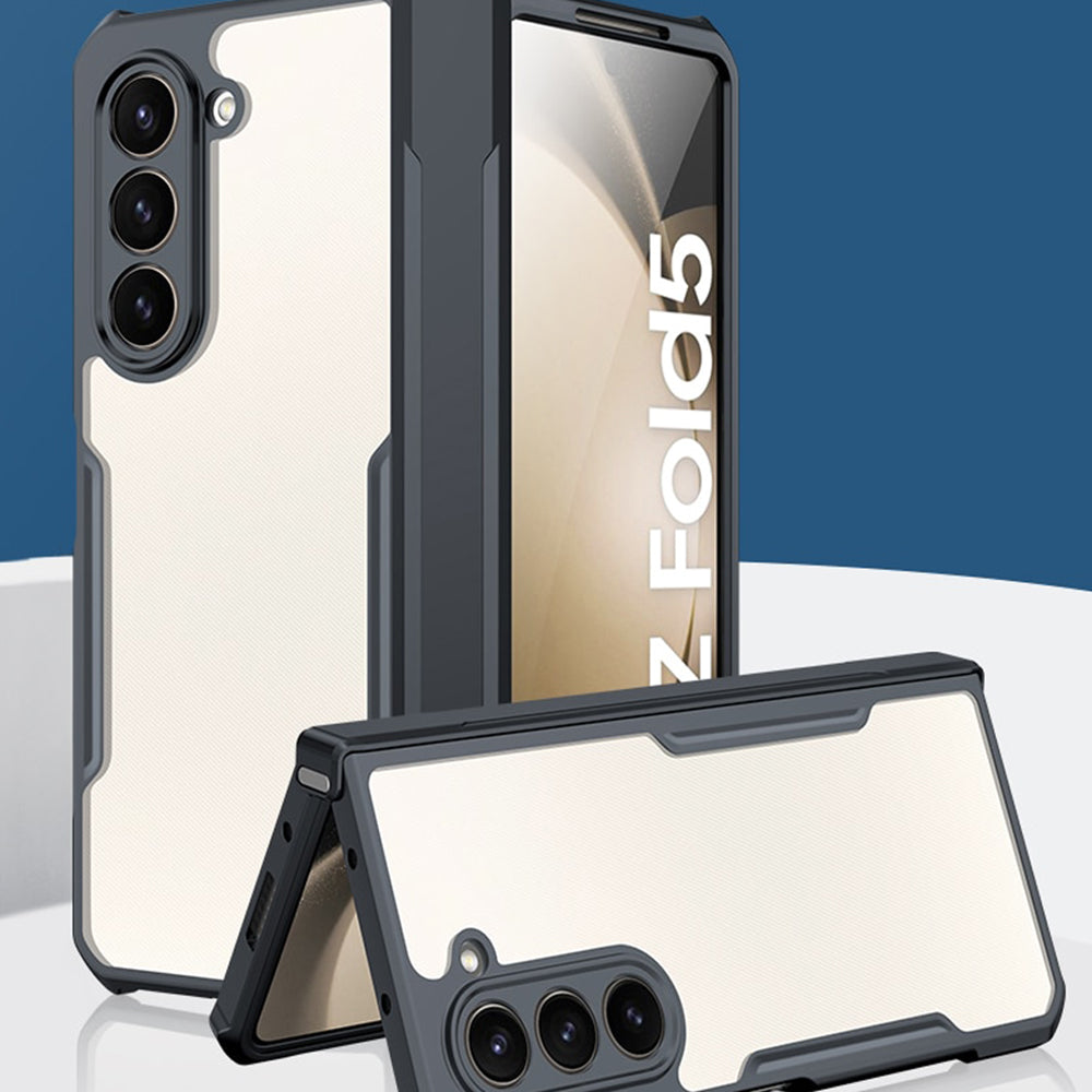 Galaxy Z Fold Series Shockproof Protective Shell Transparent Clear Case