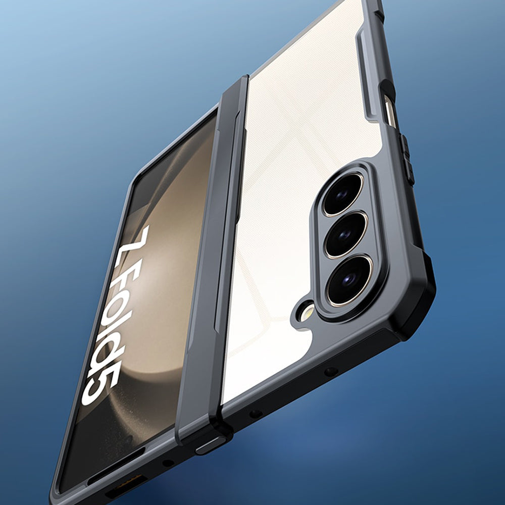 Galaxy Z Fold Series Shockproof Protective Shell Transparent Clear Case