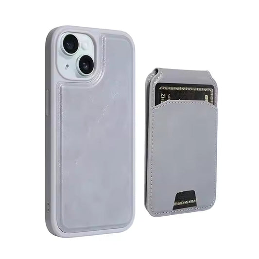 Card Holder Leather Magnetic Phone Cover