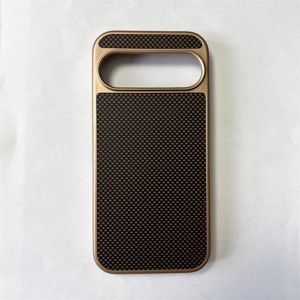 SteelWeave Pixel – Ultra-Thin MagSafe Carbon Case