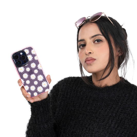 White Daisies Resilient Case