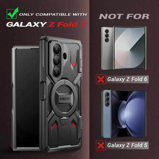 Z Fold Series Case with 360° Spin Magnetic Stand