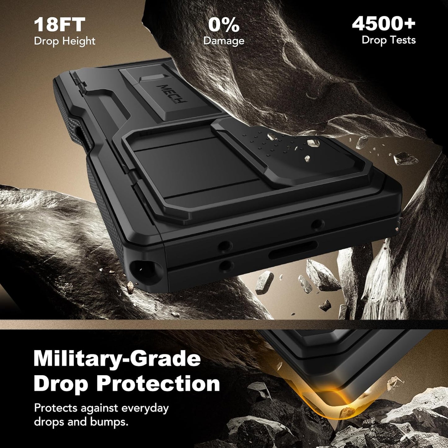 Z Fold Series Case Built-in Stand and Belt Clip