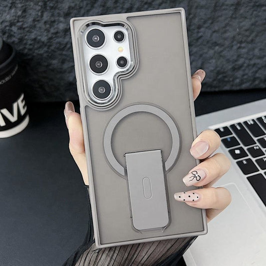 Samsung Galaxy  Ultra 5G Luxury Kickstand Magnetic Frosted Case