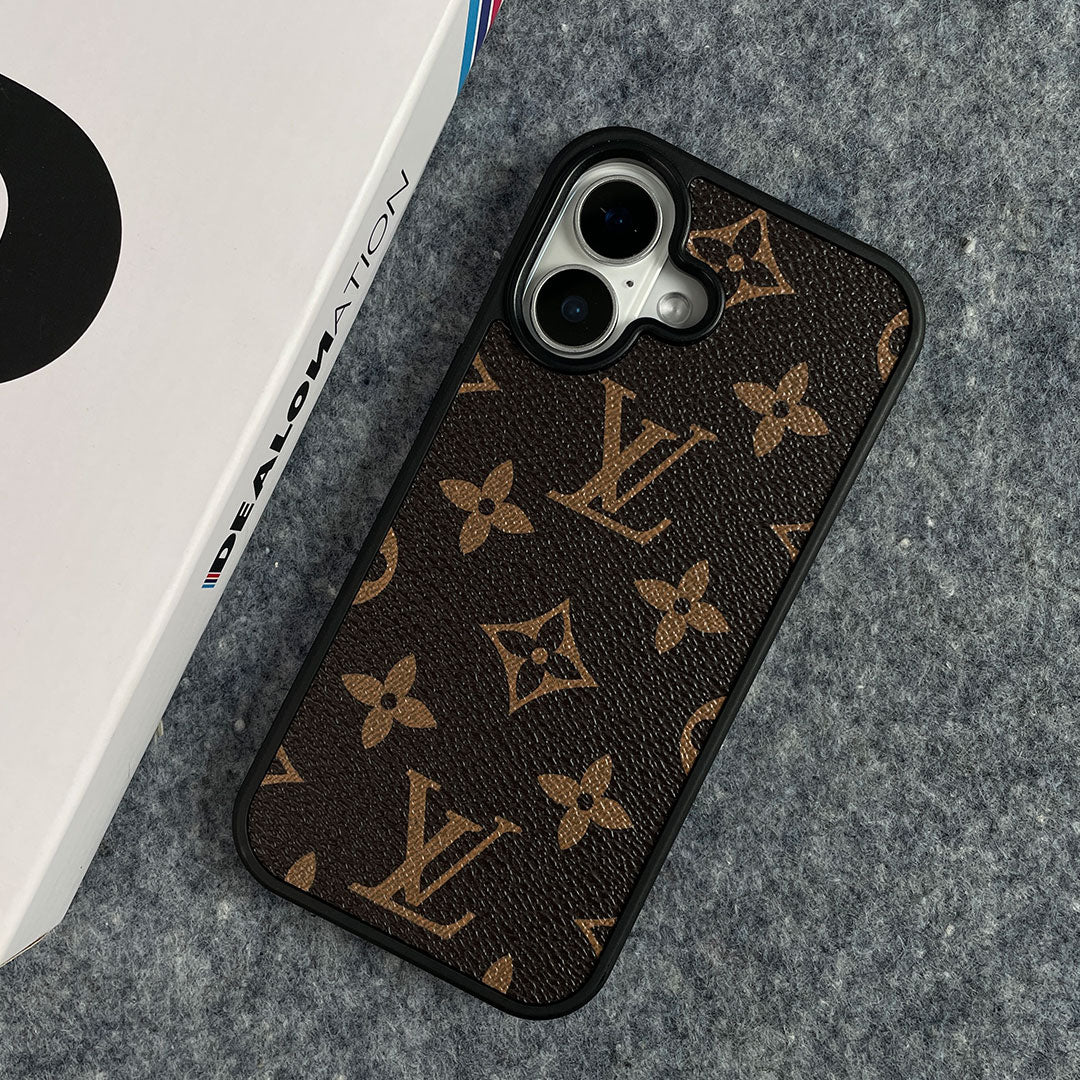Luxury Designer LV Leather Case