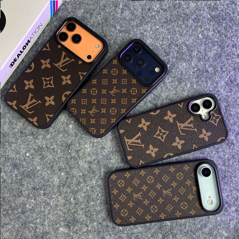 Luxury Designer LV Leather Case