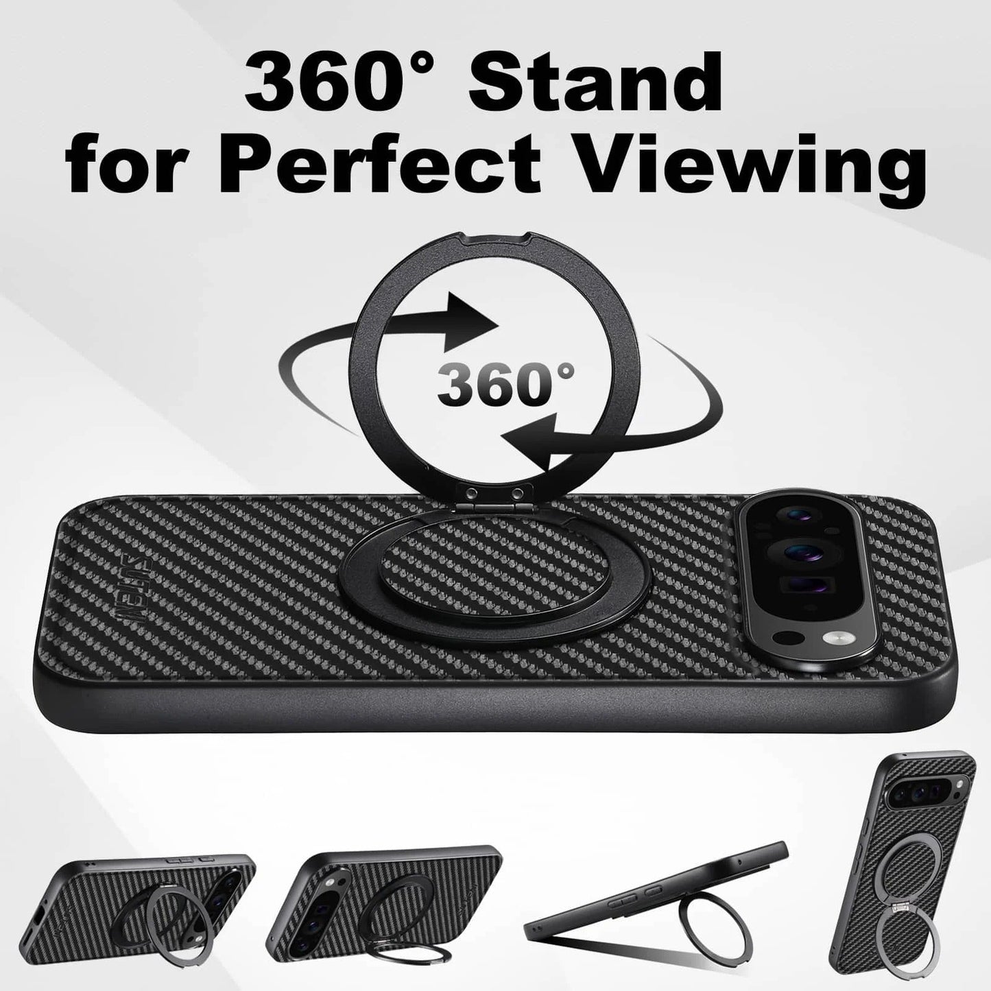 MagnoStand Pixel  10, 9 – Carbon Fiber MagSafe Armor