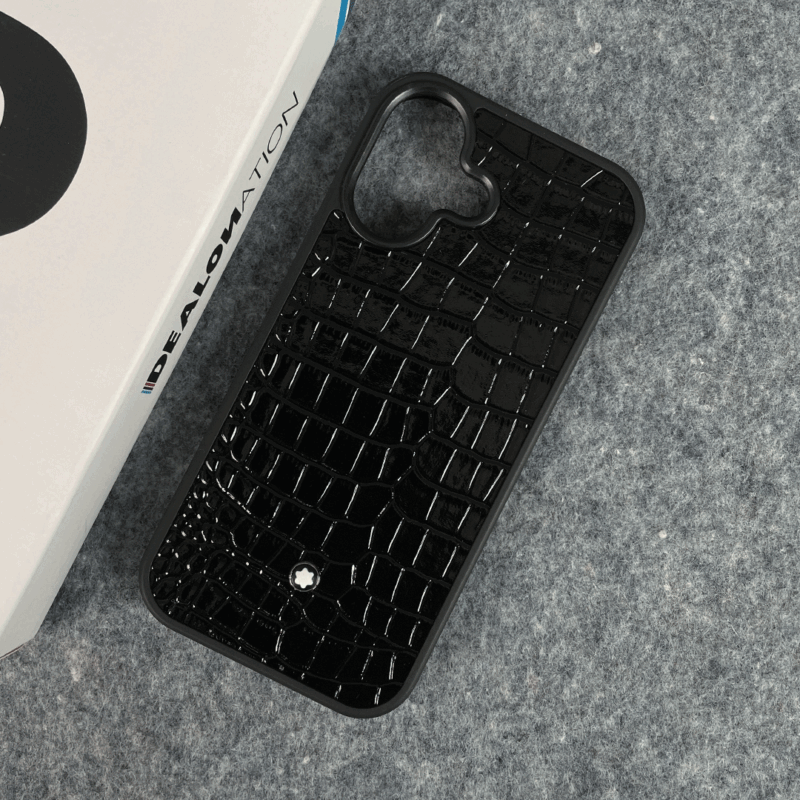 Luxury Croco Patent Leather Case