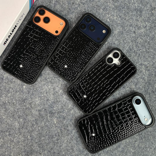 Luxury Croco Patent Leather Case