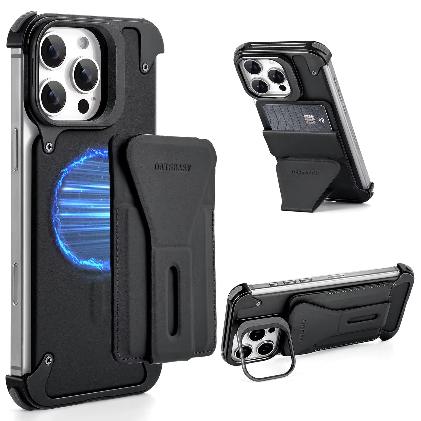 Leather Magnetic Phone Case for iPhone