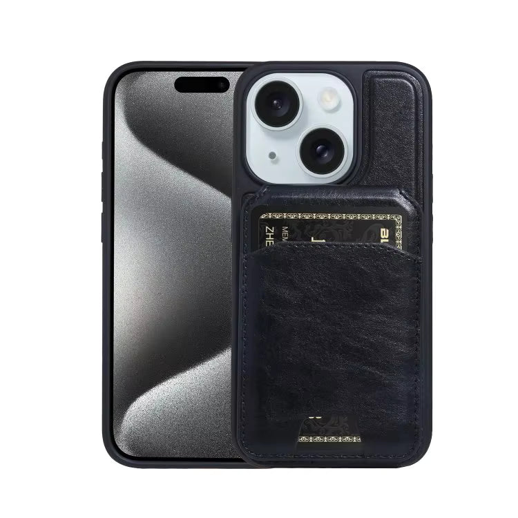 Card Holder Leather Magnetic Phone Cover